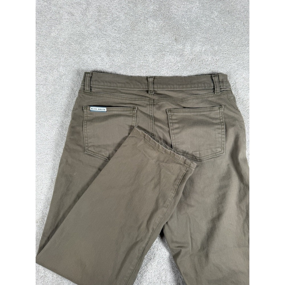 Blue Delta Pants Mens 31x29 Copper Chino Tom James Custom Straight Leg Pants Euc